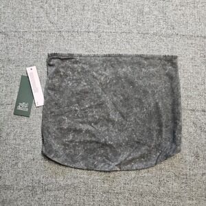 Washed Gray Tube Top Small NWT Y2K 90s Grunge Minimalist Basic Tube Top Gothcore